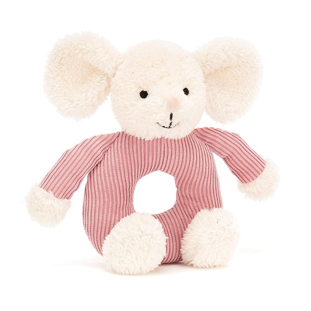 JellyCat Jumble Mouse Grabber - H13cm | Little Baby.