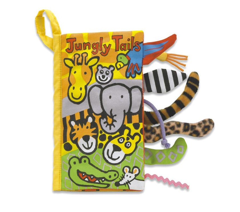 JellyCat Jungly Tails Book | Little Baby.