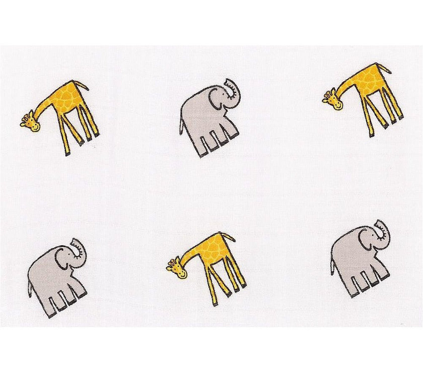 JellyCat Jungly Tails Pair Of Muslins | Little Baby.