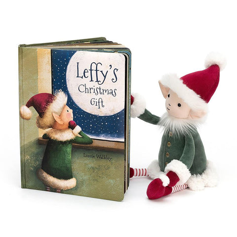 JellyCat Leffy's Christmas Gift Book | Little Baby.