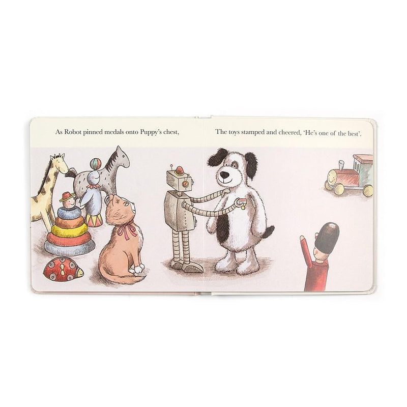 JellyCat Scruffy Puppy Book | Little Baby.