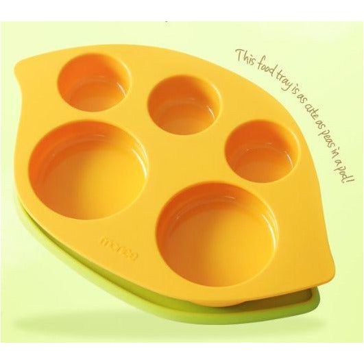 Monee Kids Food Plate - Yellow | Little Baby.