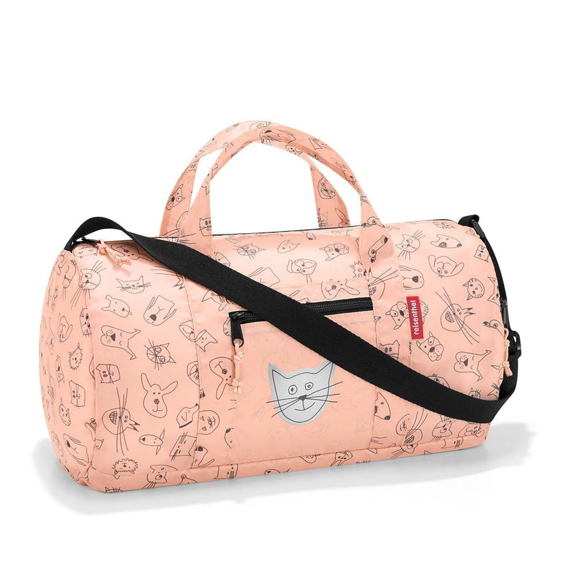 Reisenthel Mini Maxi Dufflebag S Kids Cats & Dogs Rose | Little Baby.