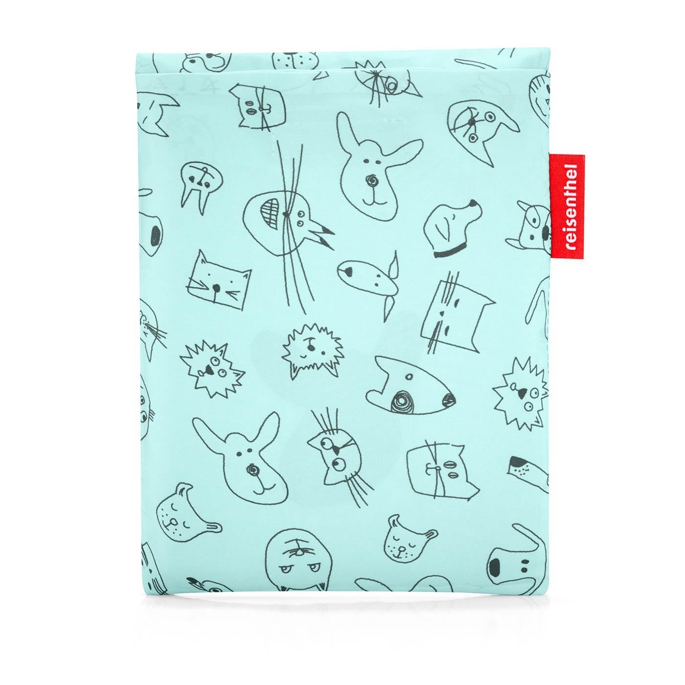 Reisenthel Mini Maxi Poncho M Kids Cats & Dogs Mint | Little Baby.