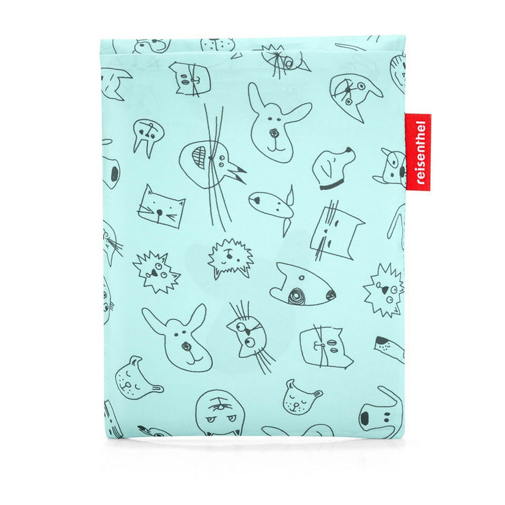 Reisenthel Mini Maxi Poncho M Kids Cats & Dogs Mint | Little Baby.