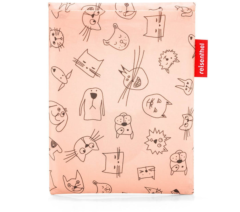 Reisenthel Mini Maxi Poncho M Kids Cats & Dogs Rose | Little Baby.