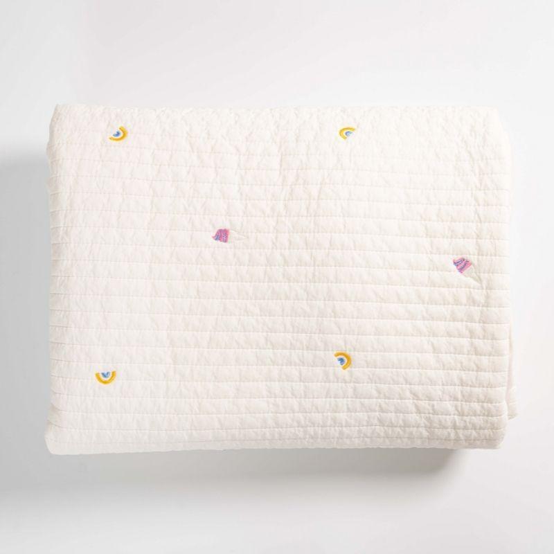 Little kBaby Baby Cot Breathable Premium Cotton Bedding Set - White | Little Baby.