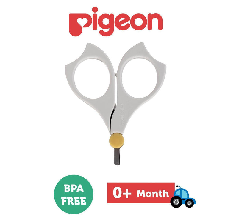 Pigeon Safety Nail Scissors (Newborn) | Little Baby.