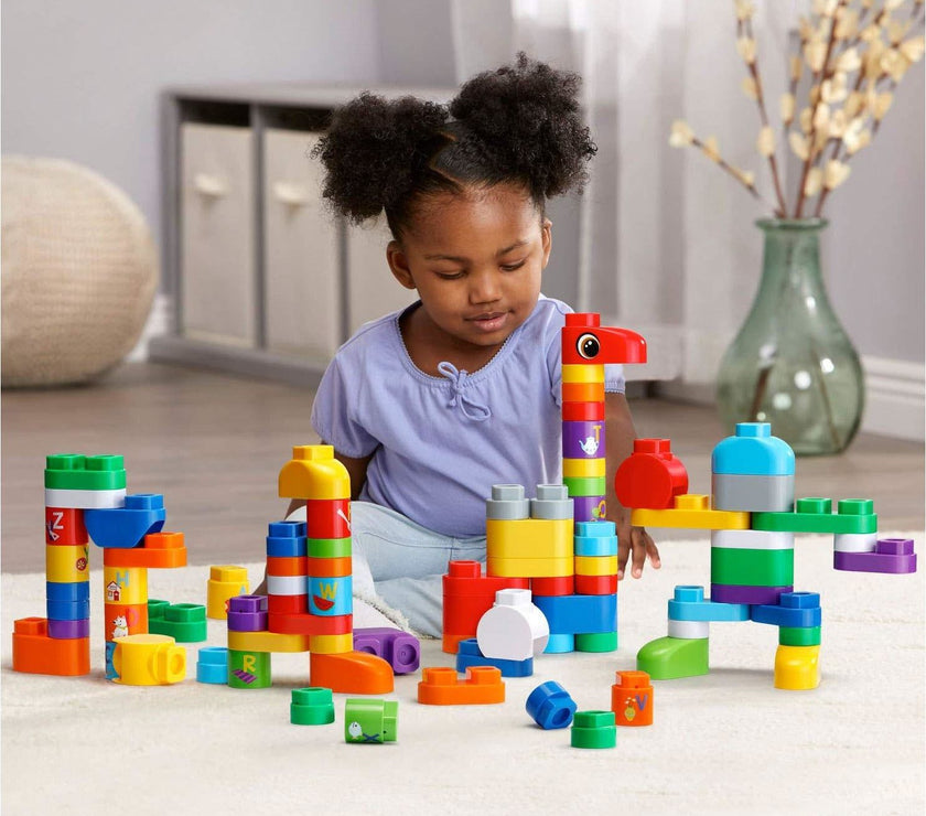LeapFrog LeapBuilders 81 Piece Jumbo Blocks Box green | Little Baby.