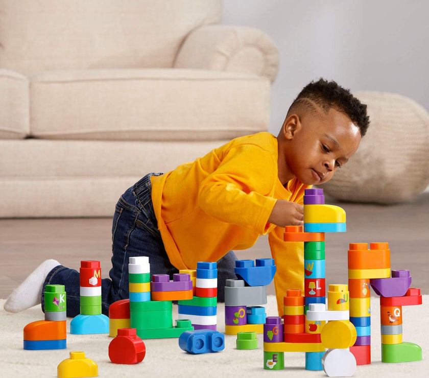 LeapFrog LeapBuilders 81 Piece Jumbo Blocks Box green | Little Baby.