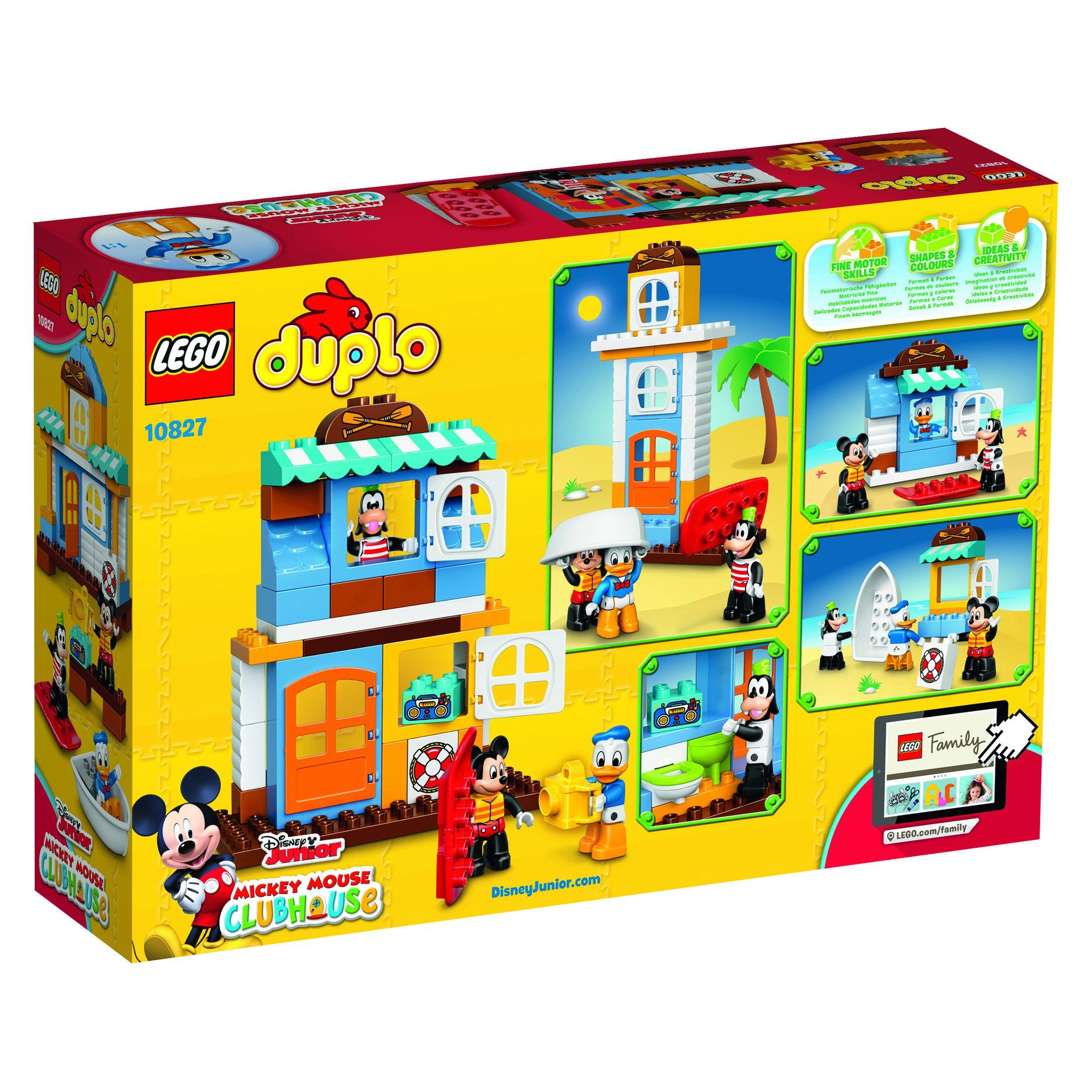 LEGO DUPLO Mickey & Friends Beach House 10827 | Little Baby.