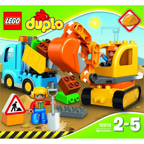 LEGO DUPLO Truck & Tracked Excavator 10812 | Little Baby.