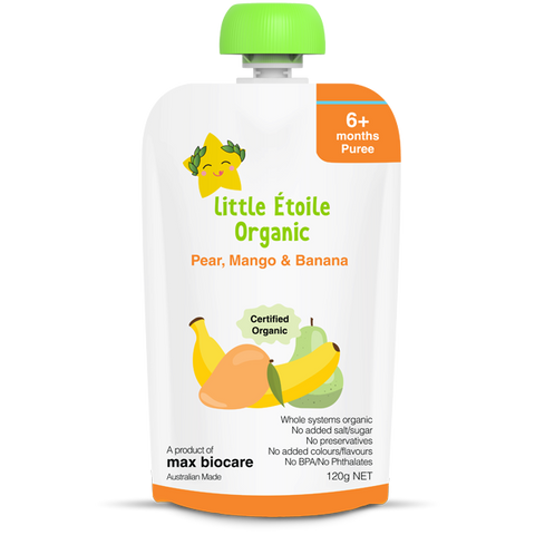 Little Etoile Organic Pear, Banana & Mango | Little Baby.