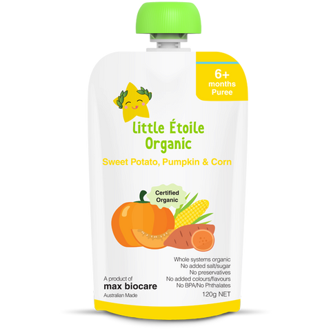 Little Etoile Organic Sweet Potato, Pumpkin & Corn | Little Baby.