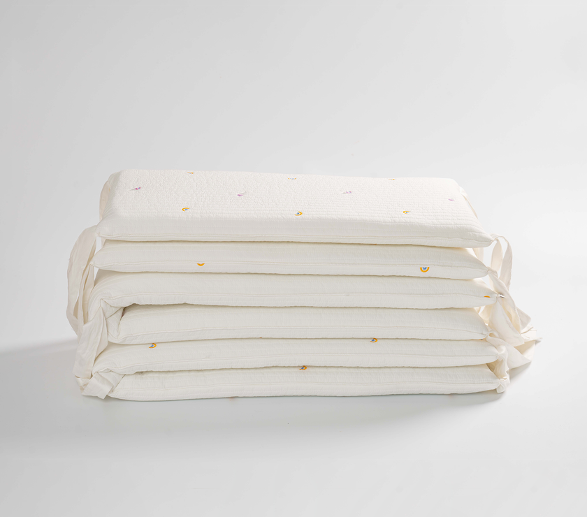 Little kBaby x LOLBaby Breathable Premium Cotton Bumper Guard (For Baby Cot)