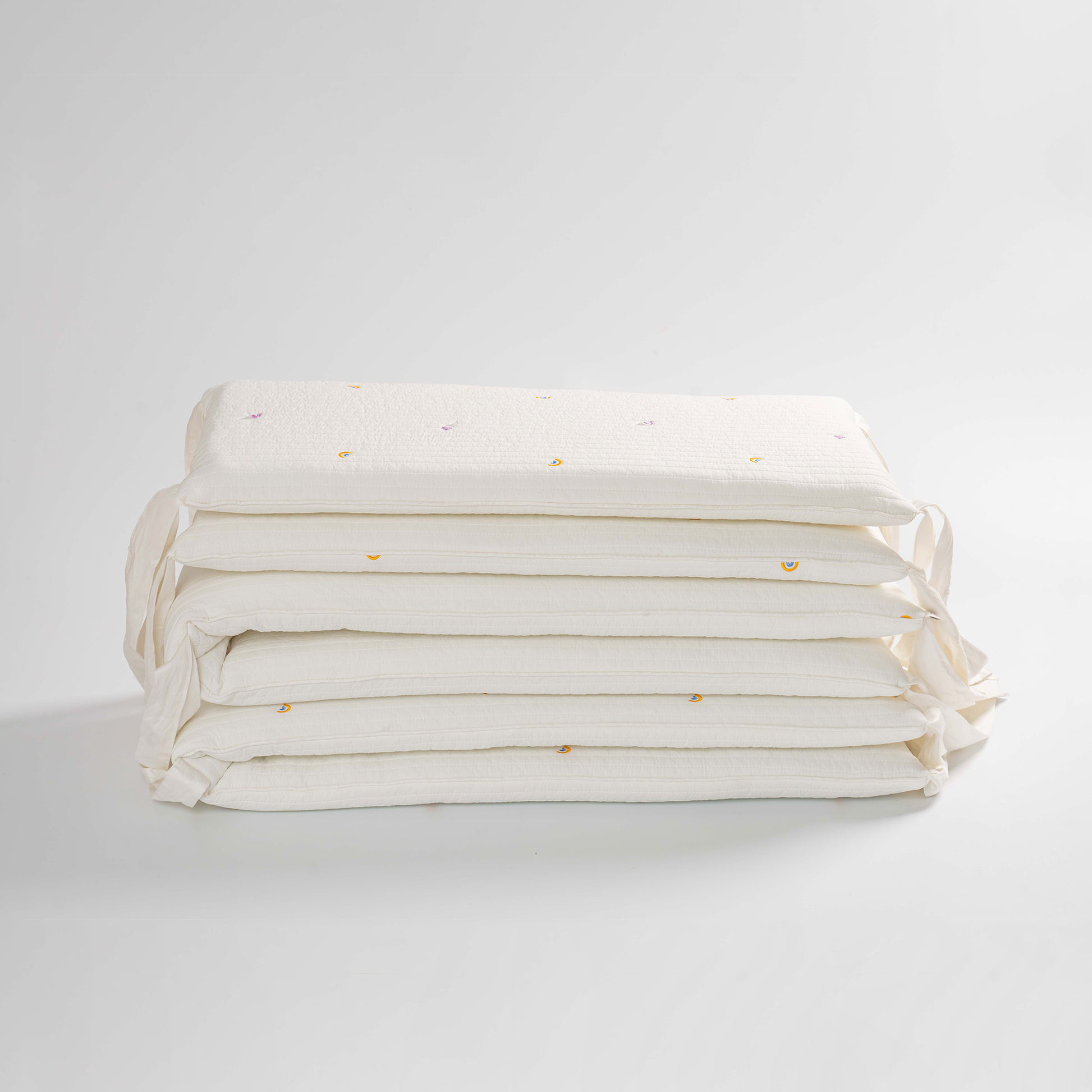 Little kBaby x LOLBaby Breathable Premium Cotton Bumper Guard (For Baby Cot)-1