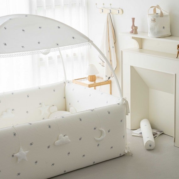 LOLBaby Cotton Embroidery Bumper Bed accessories - Hanging Toy (5 Designs)-3