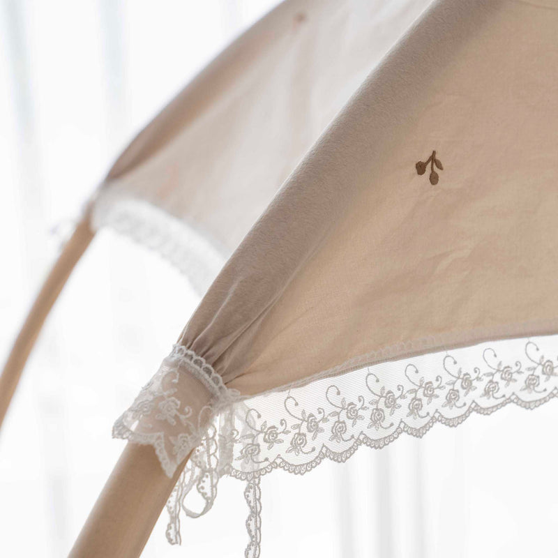 LOLBaby Cotton Embroidery Bumper Bed accessories - Canopy ONLY-8