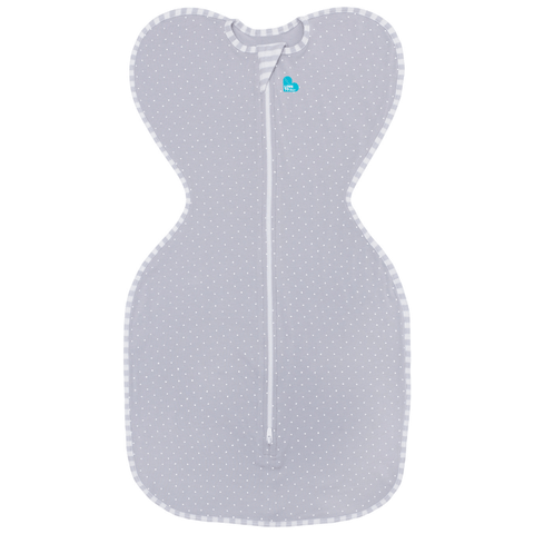 Love To  Dream Swaddle UP Lite Grey (Dots Design) | Little Baby.
