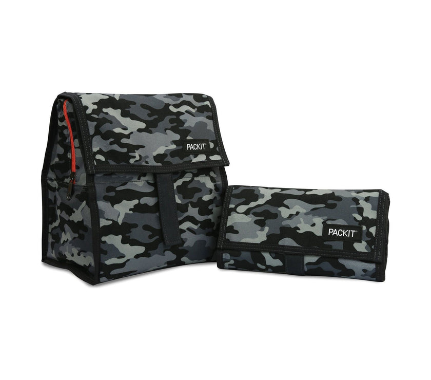 PackIt Freezable Lunch Bag - Charocoal Camo 2019 | Little Baby.