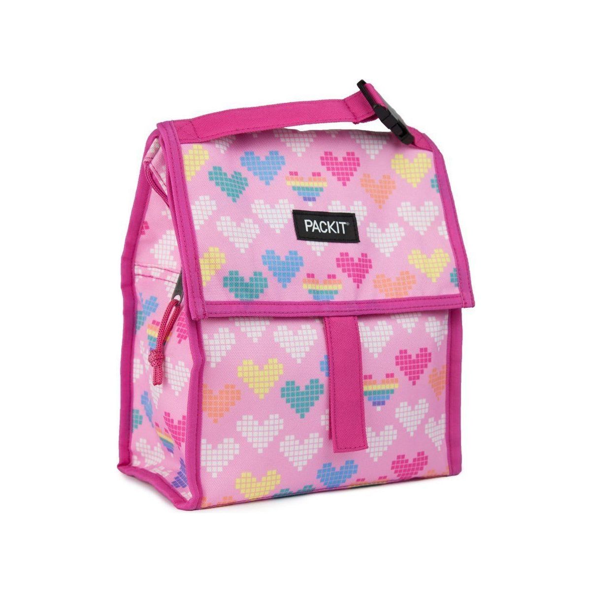 PackIt Freezable Lunch Bag - Pixel hearts | Little Baby.