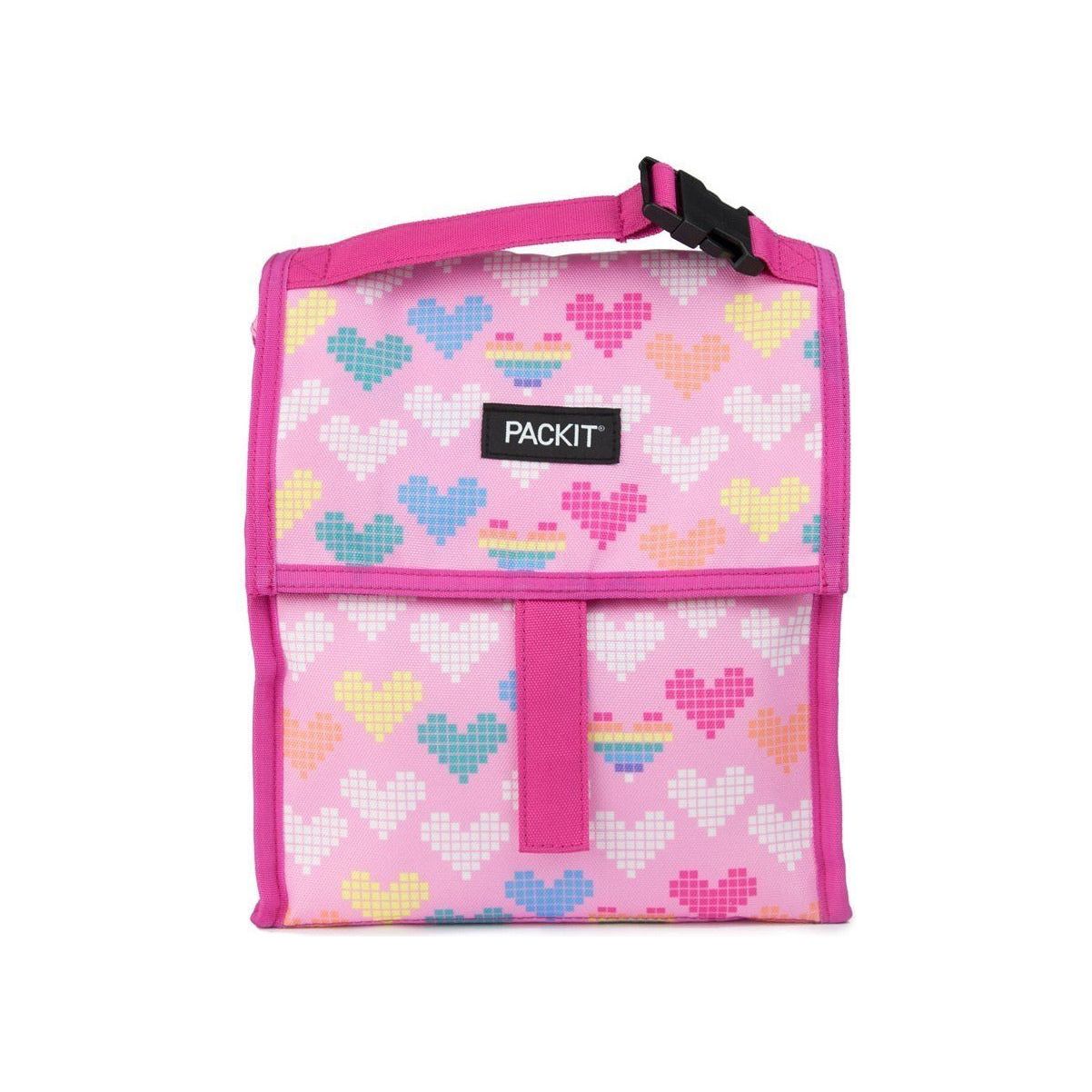 PackIt Freezable Lunch Bag - Pixel hearts | Little Baby.