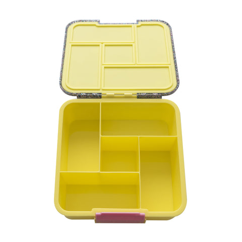 Little Lunch Box Co - Bento Five - Yellow Glitter | Little Baby.