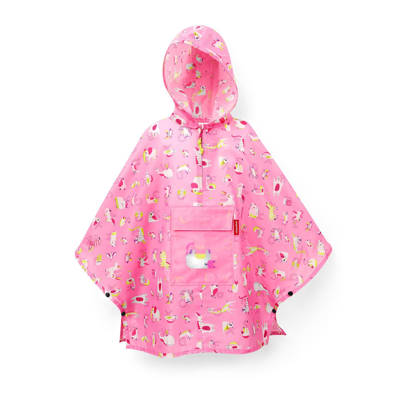 Reisenthel Mini Maxi Poncho M Kids ABC Friends Pink | Little Baby.