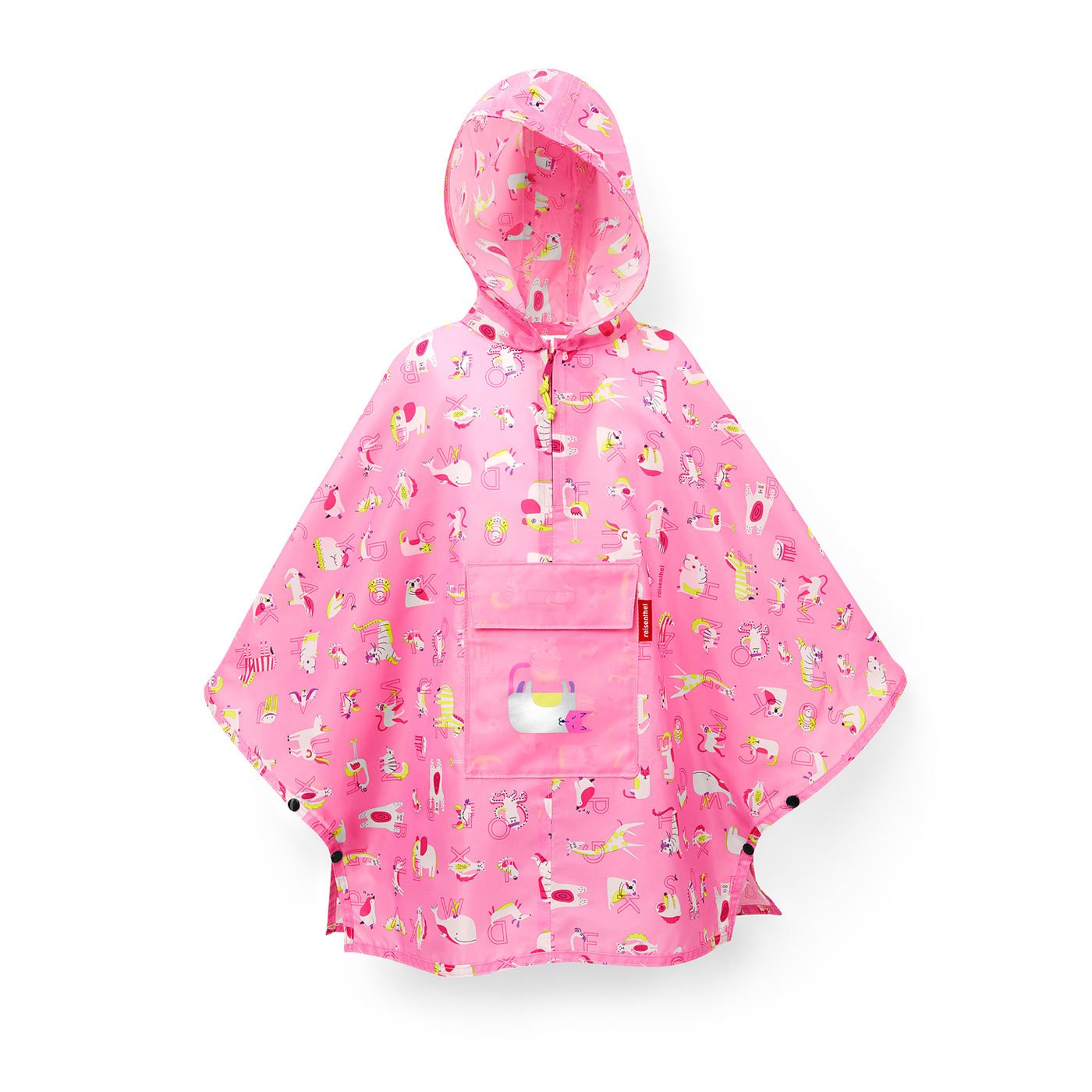 Reisenthel Mini Maxi Poncho M Kids ABC Friends Pink | Little Baby.