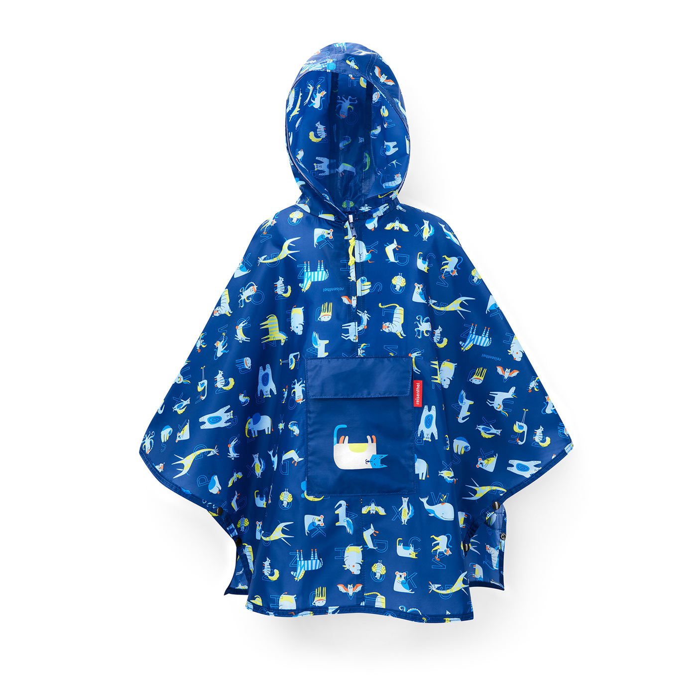 Reisenthel Mini Maxi Poncho M Kids ABC Friends Blue | Little Baby.