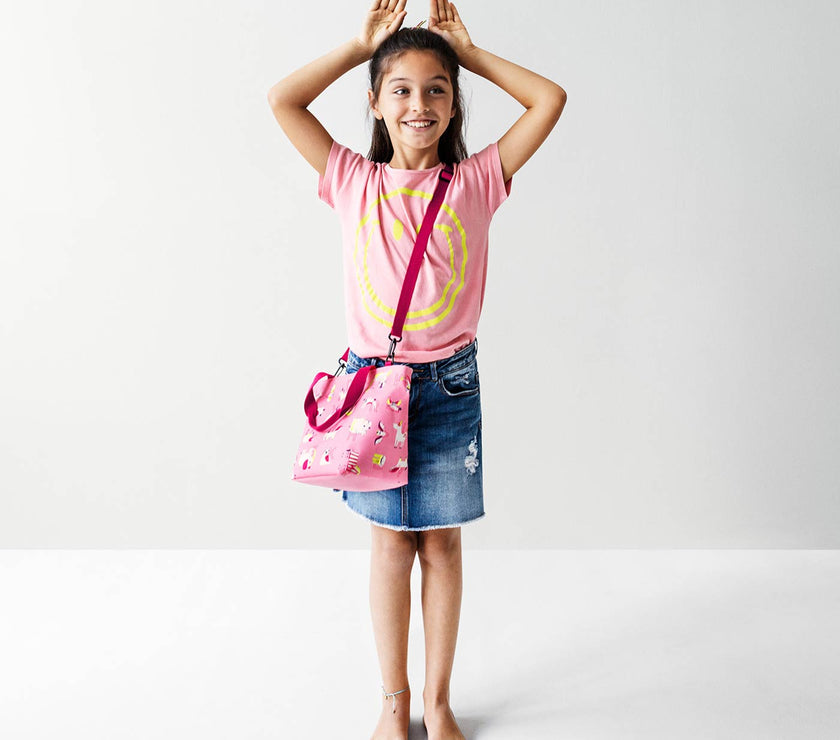 Reisenthel Shopper XS Kids ABC Friends Pink | Little Baby.