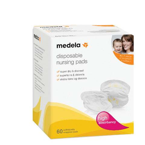  Medela Nursing Pads, Disposable Breast Pad, Pack of 60 : Medela  : Baby