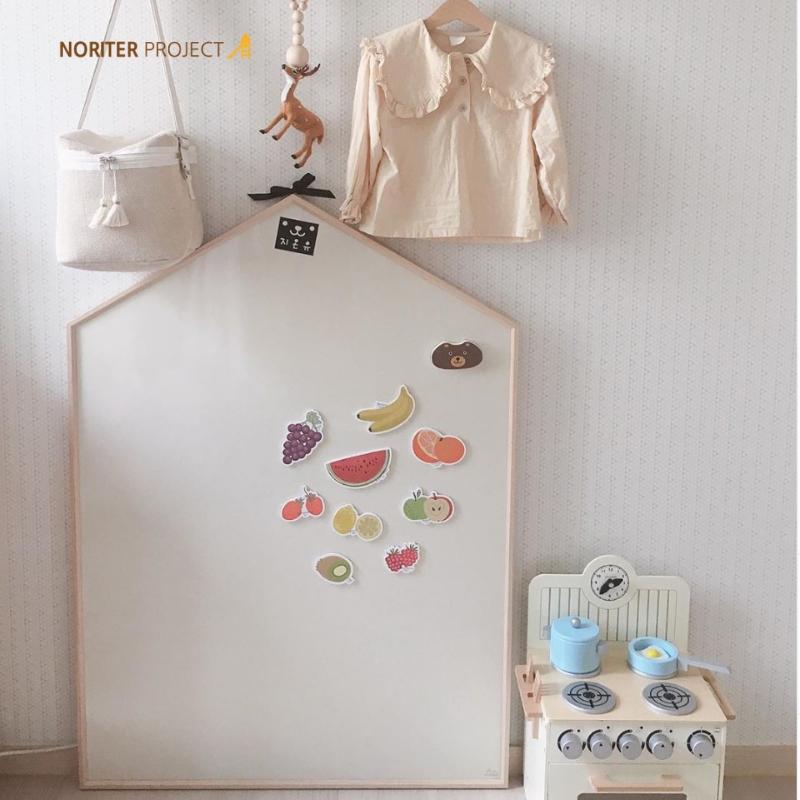 Noriterboard - Lillie Hus Board One Tone in Natural Wood (M size) - Beige/Ivory + Free Gifts | Little Baby.