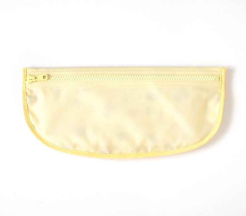 Hoppetta Pouchron Sleeveless Meal Bib - Poka Yellow | Little Baby.
