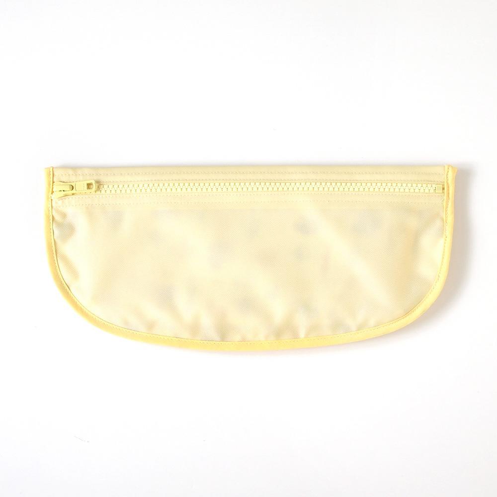 Hoppetta Pouchron Sleeveless Meal Bib - Poka Yellow | Little Baby.