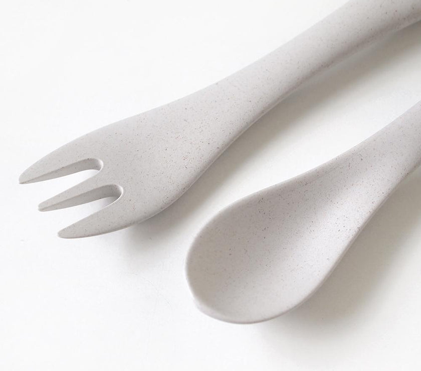 10mois Mamamanma Meal Set - Pink (Made in Japan) | Little Baby.