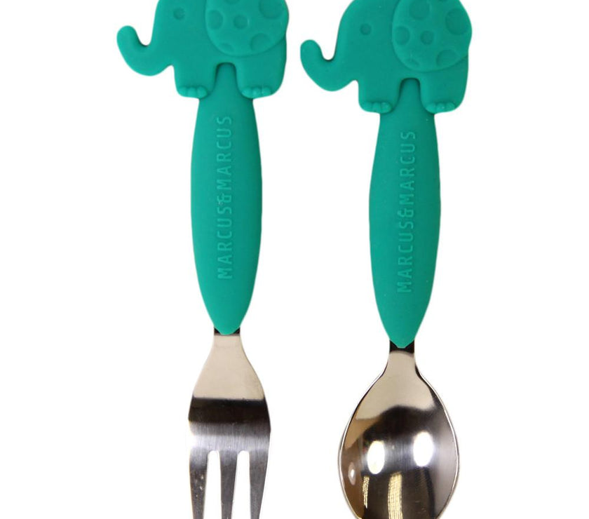 Marcus & Marcus Spoon & Fork Set - Ollie | Little Baby.