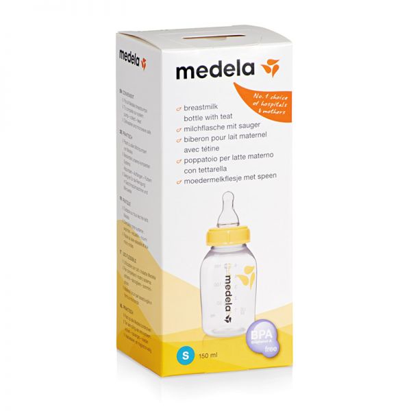 Medela Breastmilk Bottle 150ml with Teat S | Little Baby.