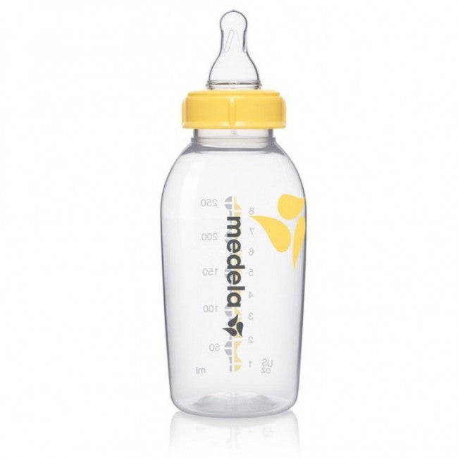 Medela Breastmilk Bottle 250ml with Teat M Flow | Little Baby.