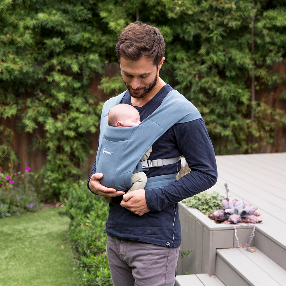 Ergobaby Embrace Carrier - Oxford Blue | Little Baby.
