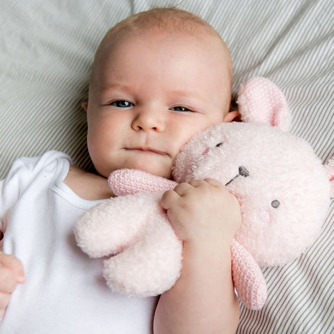 Bubble Knitted Plush Cuddly Toy - Lily the Bunny | Little Baby.