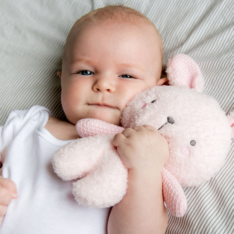 Bubble Knitted Plush Cuddly Toy - Lily the Bunny | Little Baby.