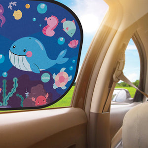 Bubble Cling Sunshade - Under the Sea (2 pcs) | Little Baby.