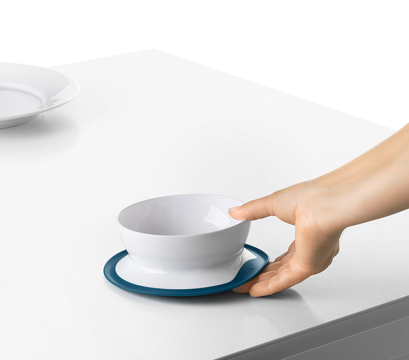 OXO TOT Stick & Stay Suction Bowl - Navy | Little Baby.