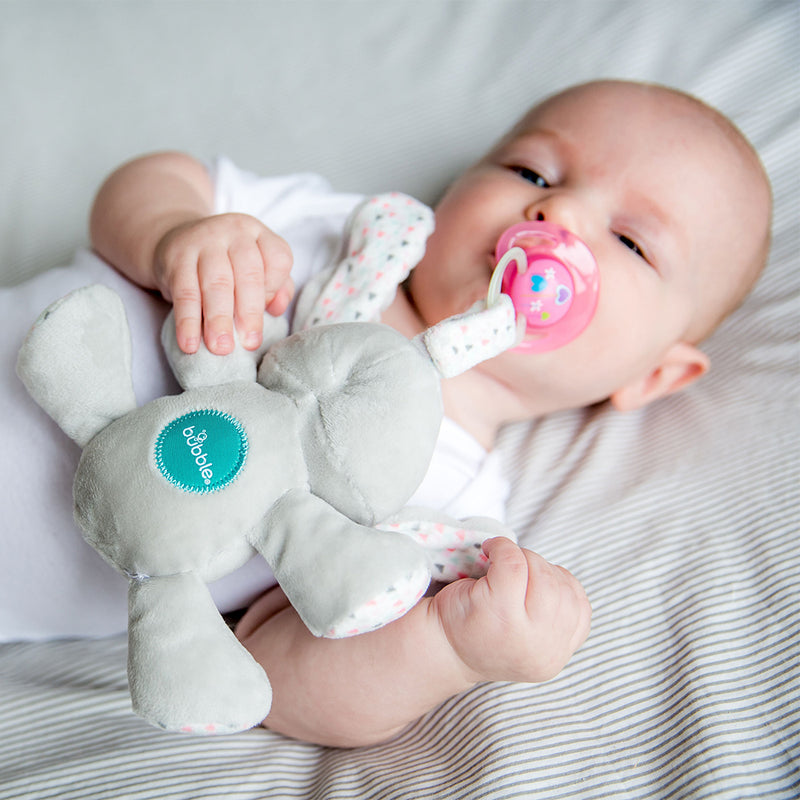 Bubble Pacifier Holder - Bella the Bunny | Little Baby.