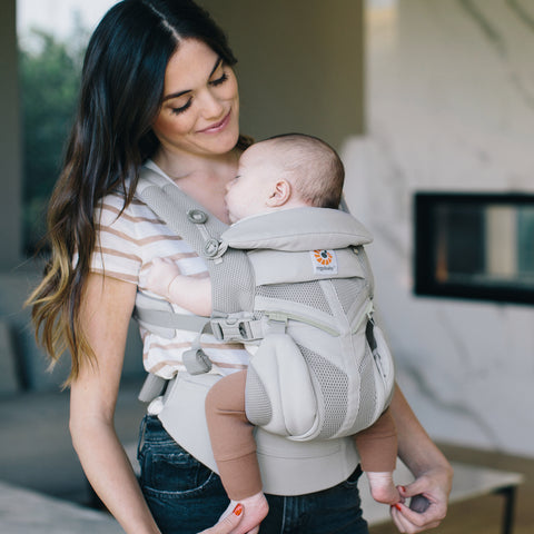 Ergobaby Omni 360 Cool Air Mesh Carrier - Pearl Grey | Little Baby.