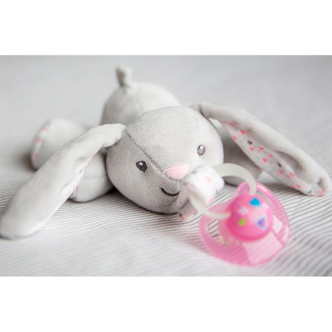 Bubble Pacifier Holder - Bella the Bunny | Little Baby.