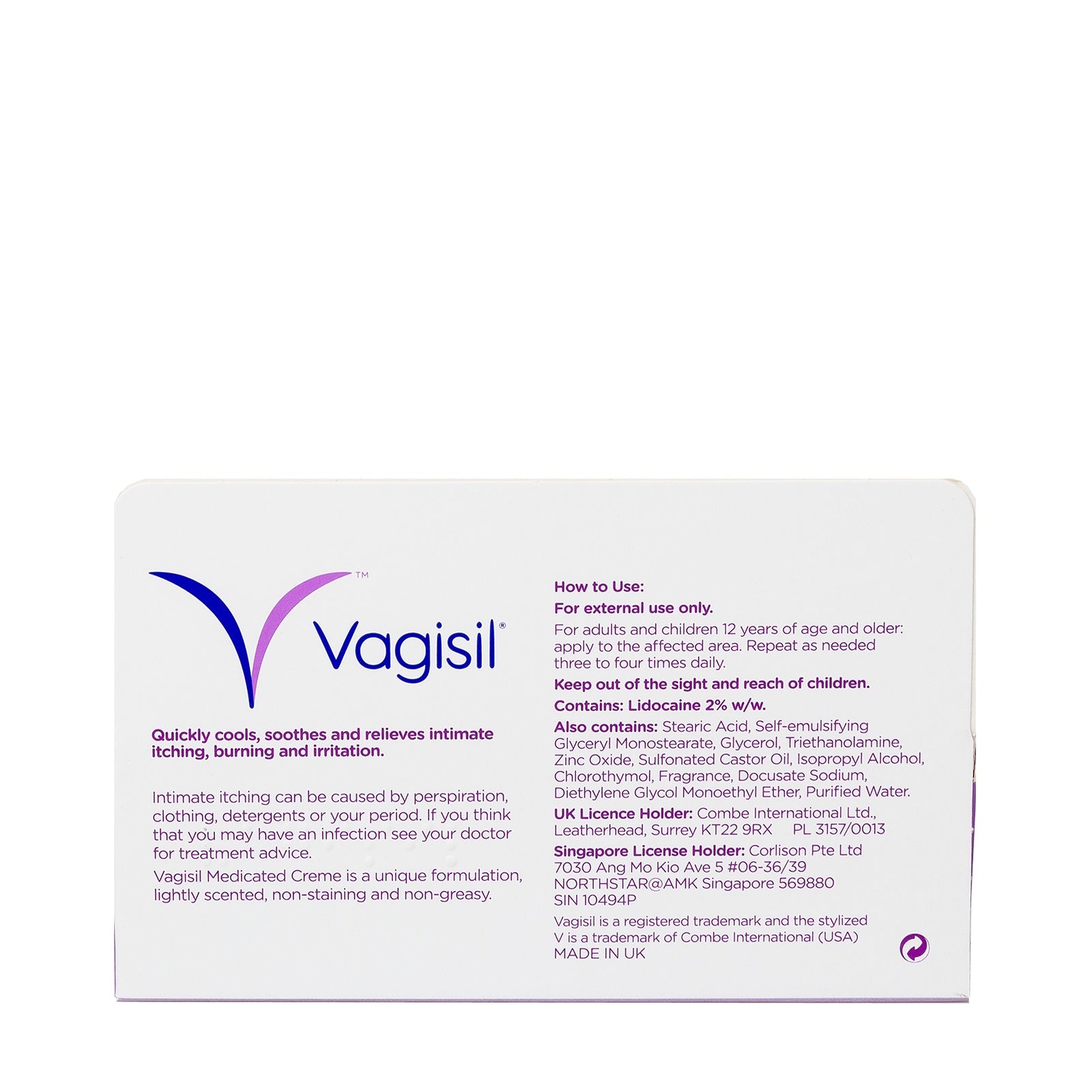 Vagisil® Medicated Crème 30g | Little Baby.