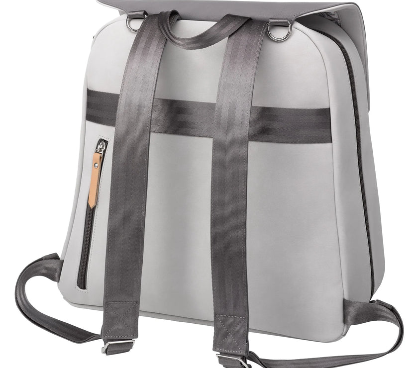 Petunia Pickle Bottom META Backpack - Grey Pearl Nubuck Leatherette
