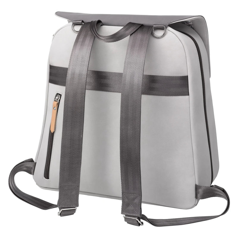 Petunia Pickle Bottom META Backpack - Grey Pearl Nubuck Leatherette-3